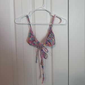 Kulani Kinis Colorful Patterned Bikini Top